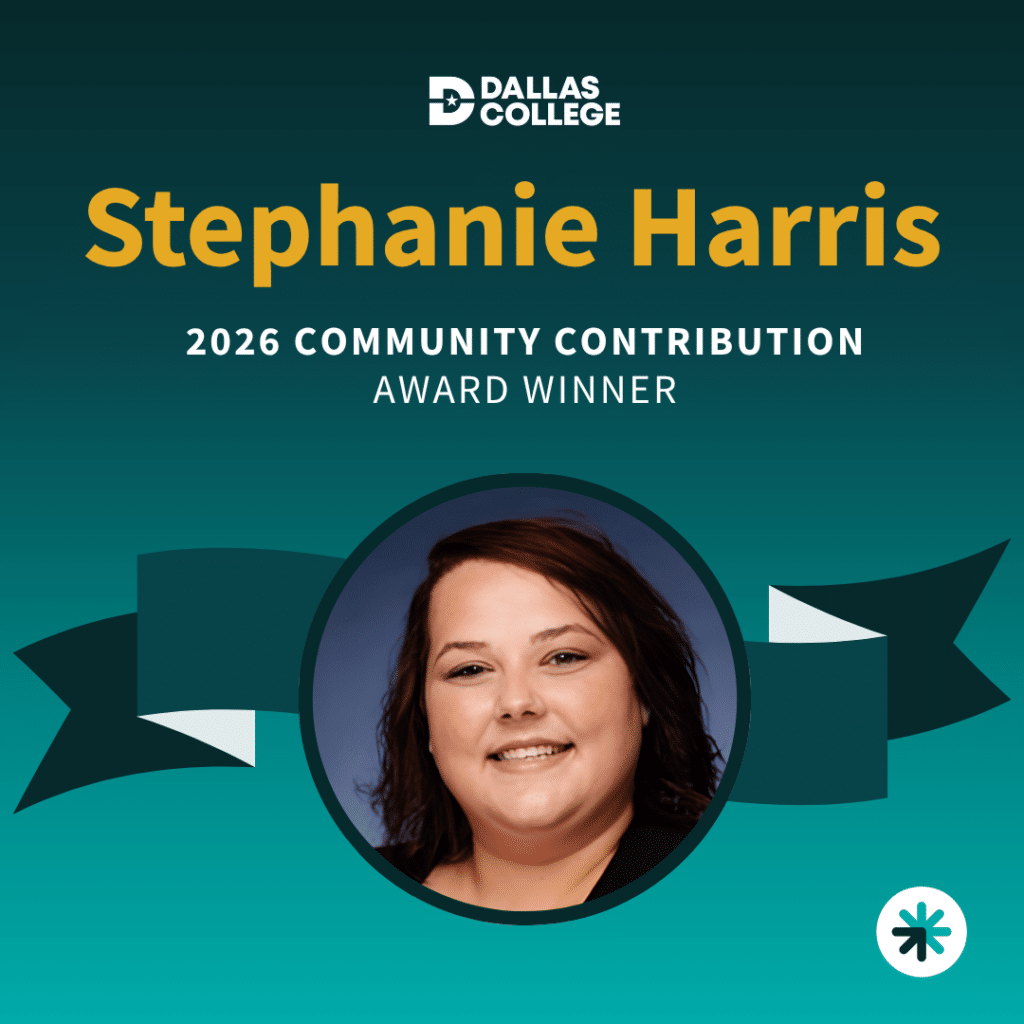 Stephanie Harris of Dallas College is a Findhelp 2026 Community Contribution Award winner!
