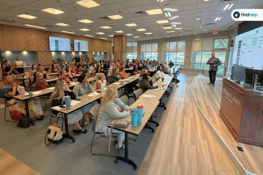 Attendees at Findhelp's Missouri Social Care Summit.