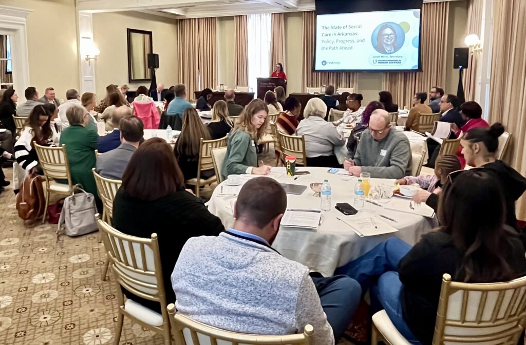 The crowd at Findhelp's Arkansas Social Care Summit.