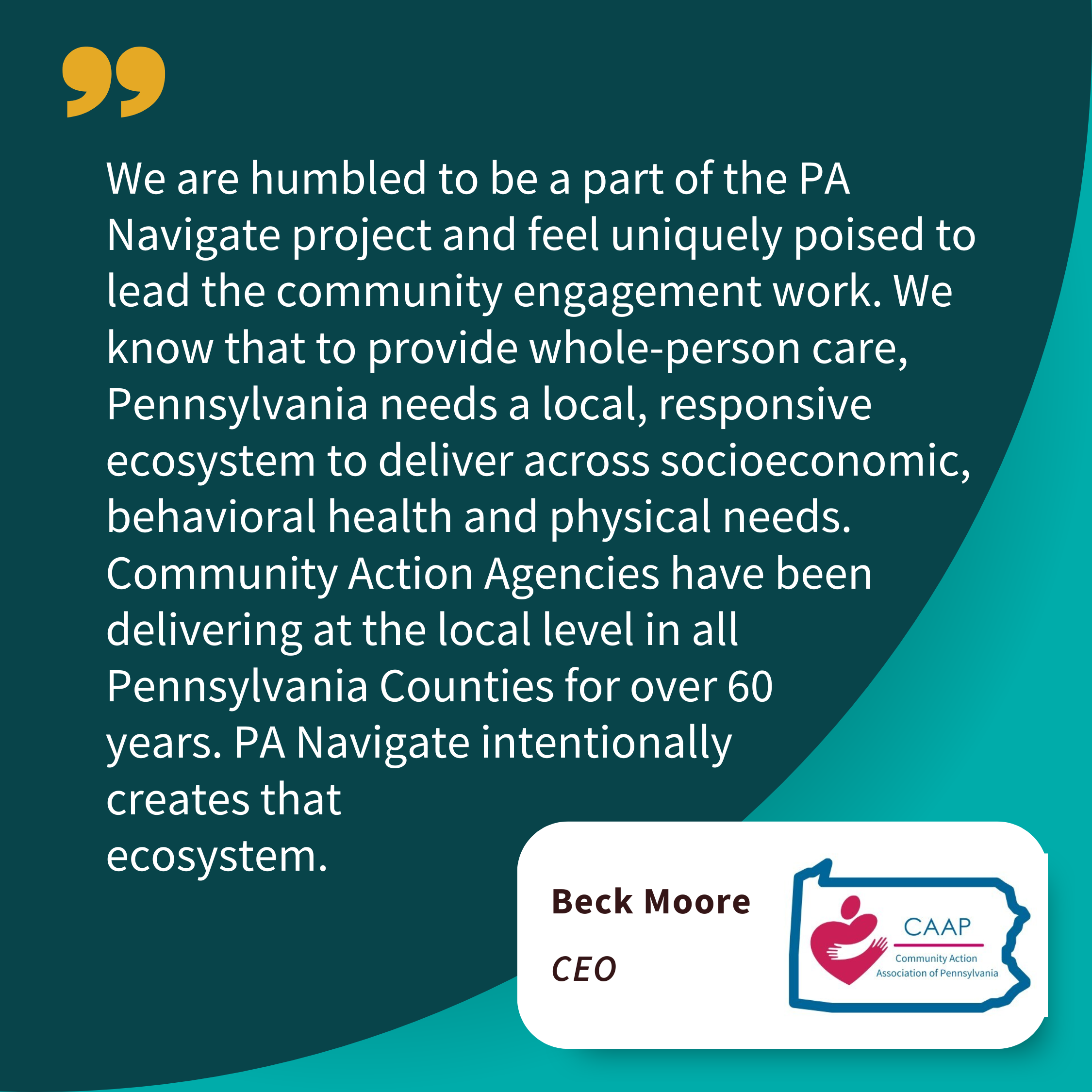 Findhelp and Community Action Association of Pennsylvania are partnering to support Pennsylvania.