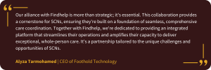 Quote from Foothold's CEO about the Findhelp integration