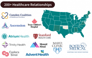 logos of findhelp healthcare customers