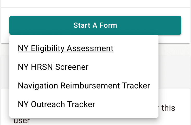 Findhelp functionality supports New York SCNs under the 1115 waiver.